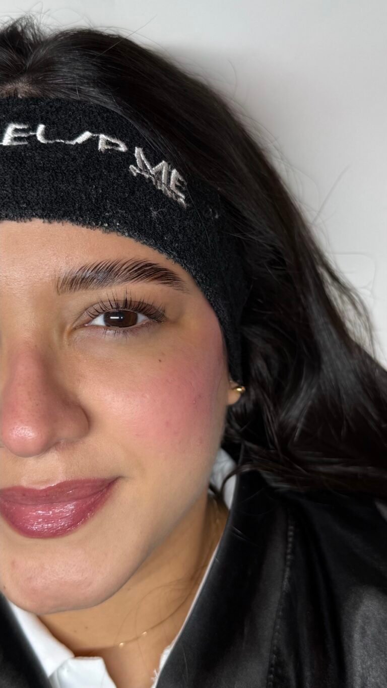 Resultado de laminado de cejas y lifting de pestañas en Barranquilla